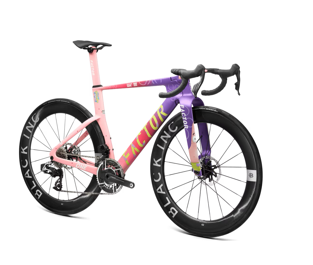 Factor ONE Patrick Star edition, front three-quarter view